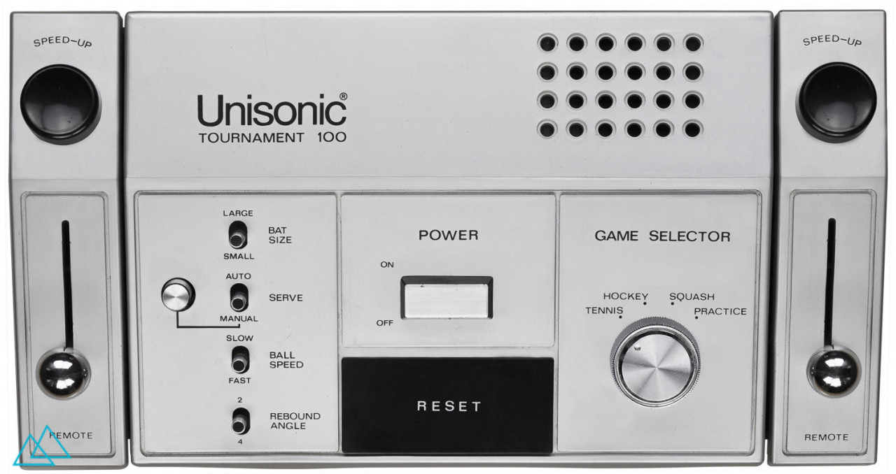 top view dedicated video game console Unisonic Tournament 100