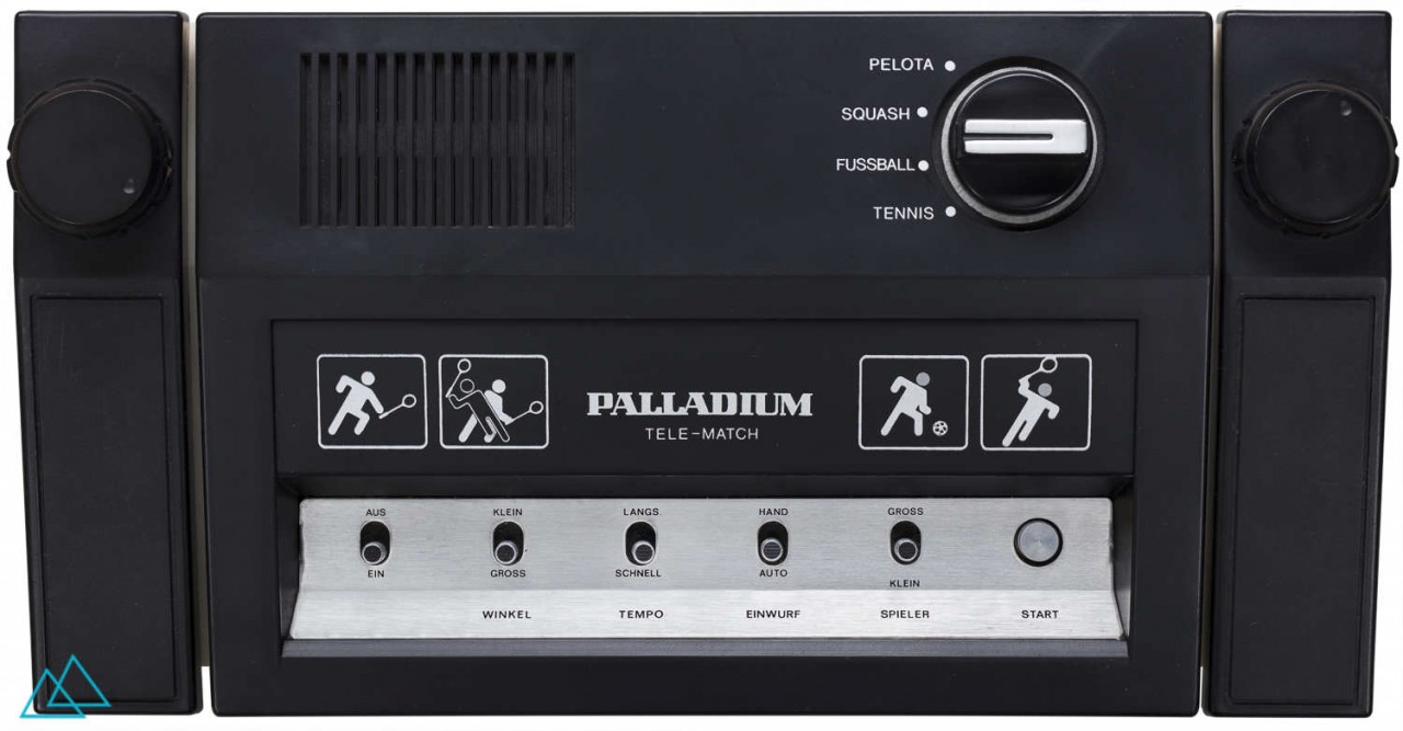Top View of dedicated video game console Palladium Tele-Match 825/468