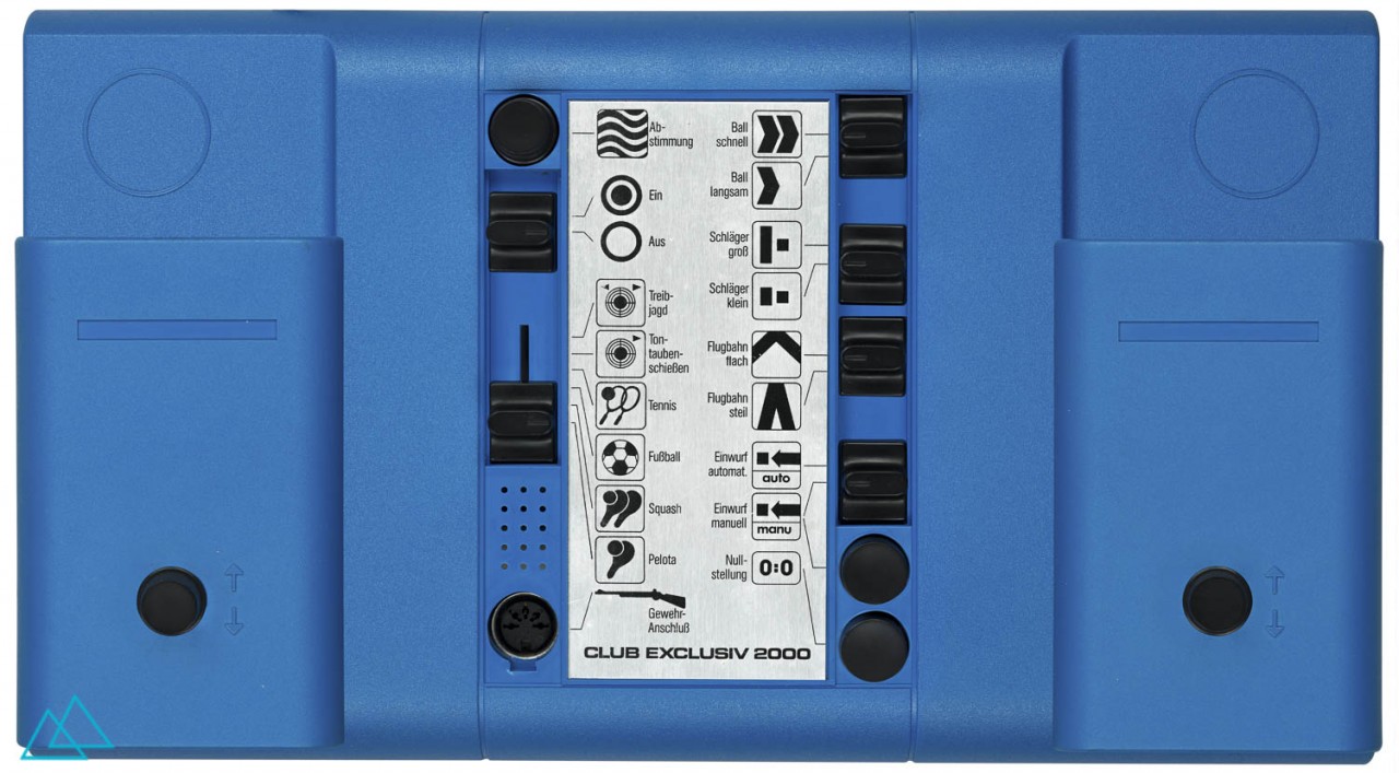 Top view dedicated video game console Club Exclusiv 2000 (Interton)