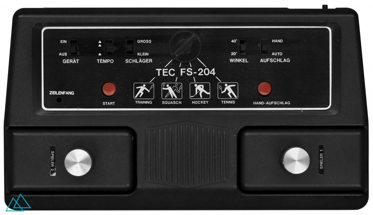 Top view dedicated video game console TEC FS 204