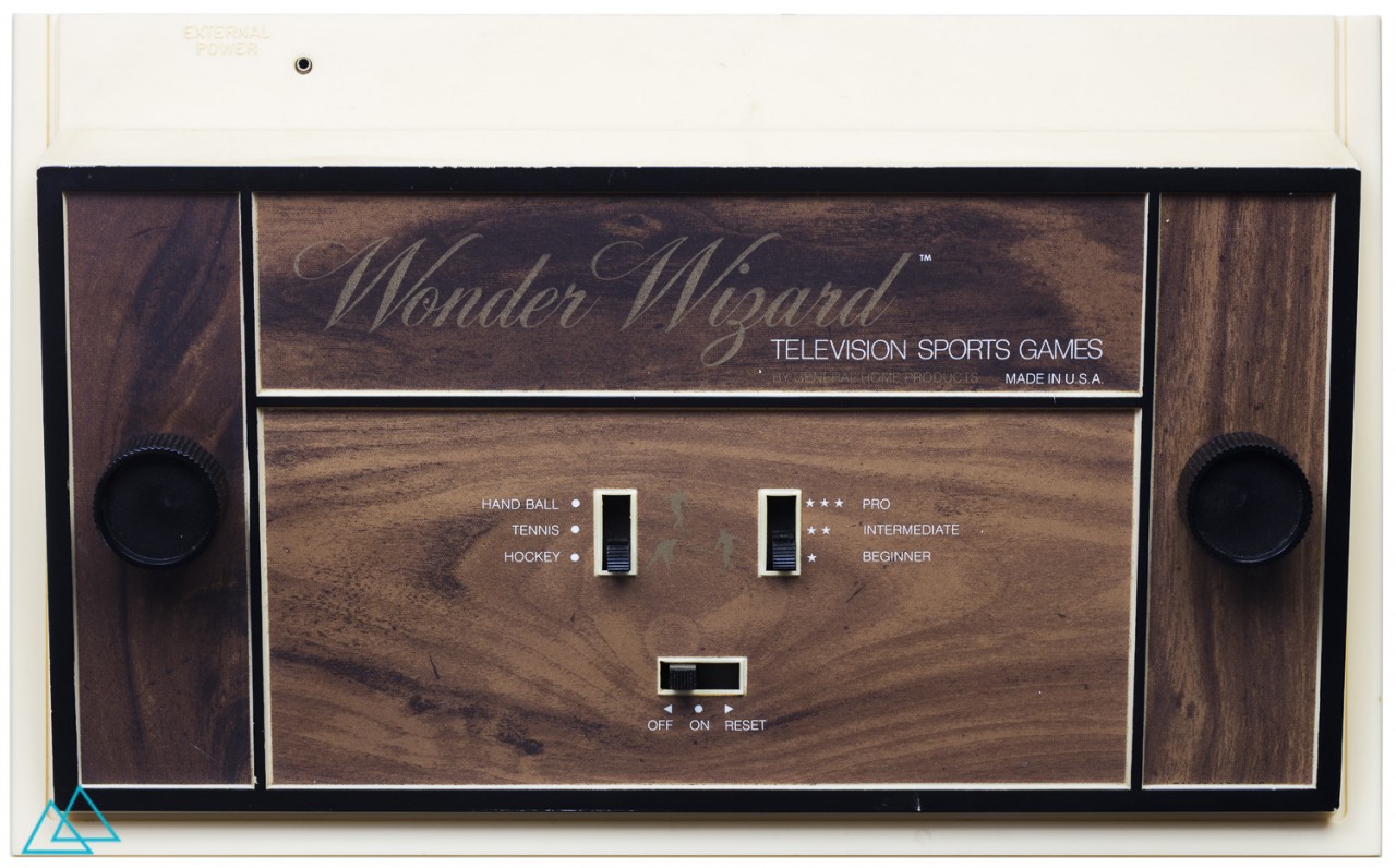 Top view dedicated video game console Wonder Wizard Television Sports Games Model 7702