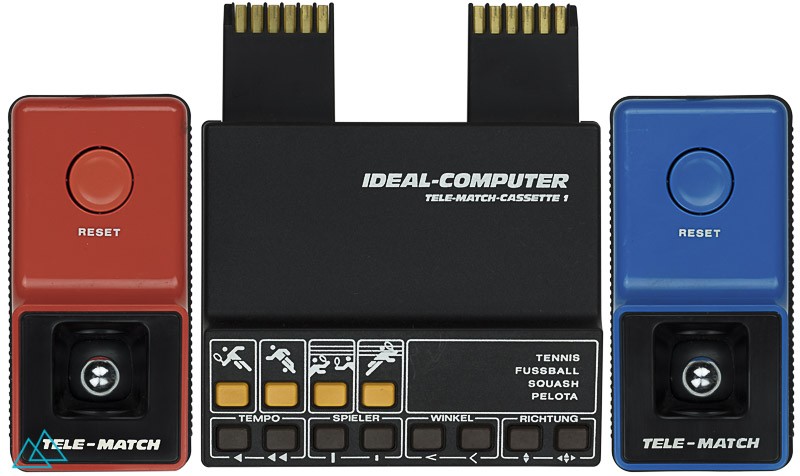 Top view dedicated video game console ITT Schaub-Lorenz Ideal Computer Tele-Match Cassette 1